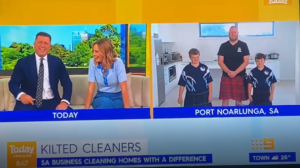 Kilted Cleaners Today Show